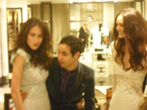 Zac Posen with Models