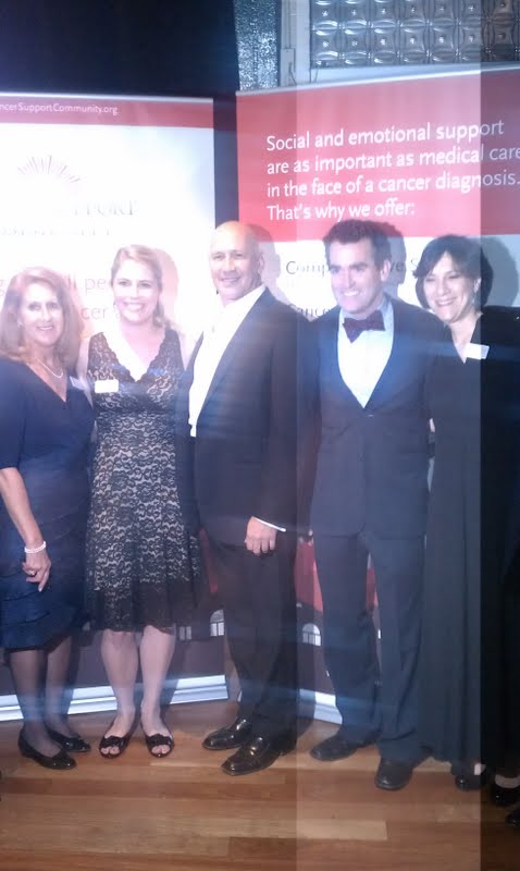 Carmen Marc Valvo and Brian D'Arcy James at the Cancer Support Community Gala 2012